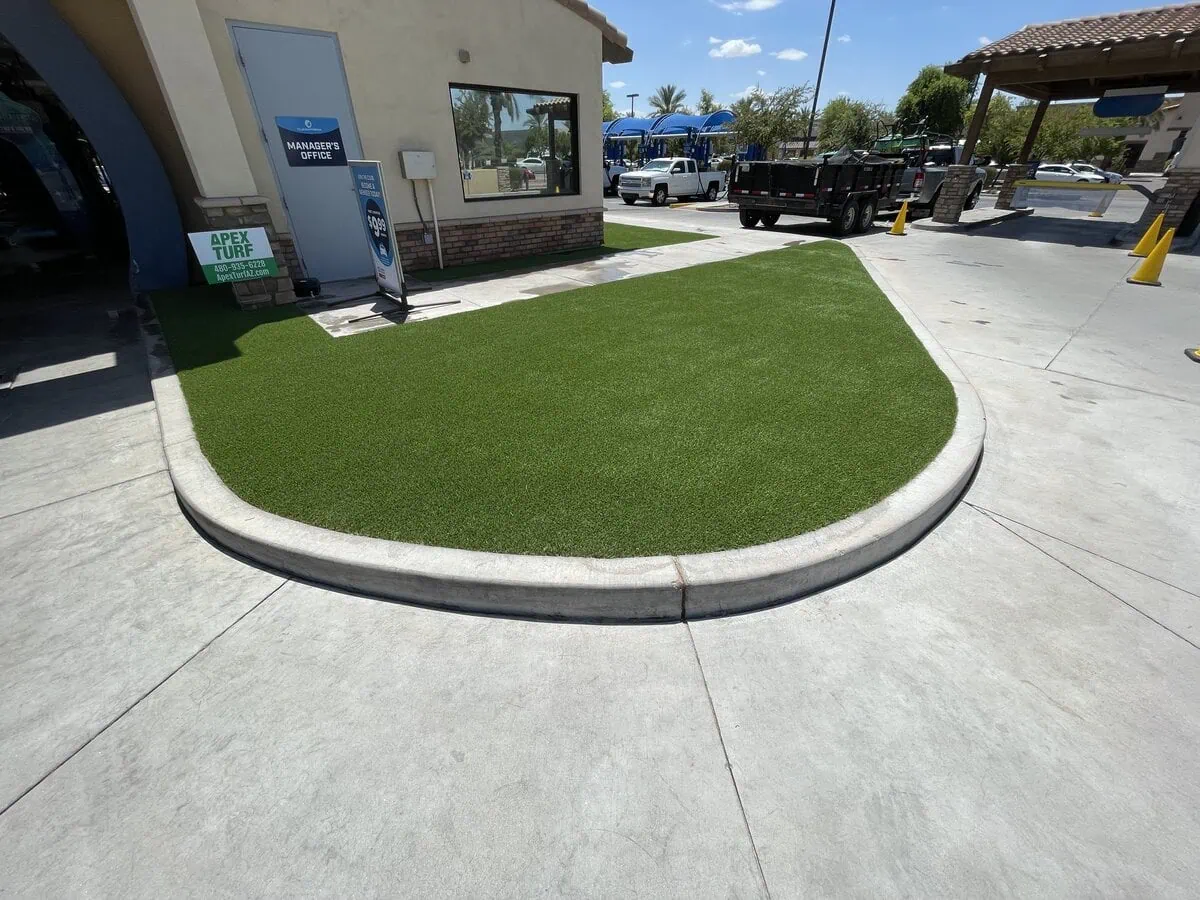 Commercial Artificial Turf Installation